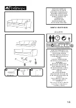 Предварительный просмотр 1 страницы Forinvest BONITA 3 SEATER SOFA Assembly Instruction Manual