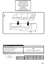 Предварительный просмотр 3 страницы Forinvest BONITA 3 SEATER SOFA Assembly Instruction Manual