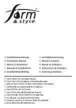 Preview for 1 page of form & style Duroplast WC-Sitz Ronde Installation Manual