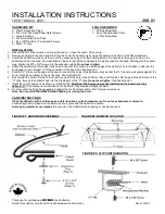 FORM FIT 20K 01 Installation Instructions preview