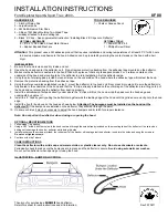 Preview for 1 page of FORM FIT 8F 00 Installation Instructions