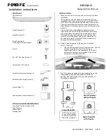 FORM FIT HD-13A13 Installation Instructions Manual предпросмотр