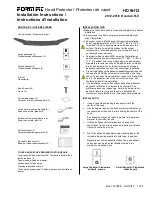 Preview for 1 page of FORM FIT HD 9H12 Installation Instructions