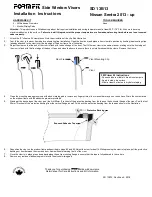 Preview for 1 page of FORM FIT SD 13B13 Installation Instructions