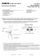 Preview for 3 page of FORM FIT SD 13Q17 Installation Instructions