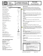 Preview for 1 page of FORM FIT Tough Guard TG 8A15 Installation Instructions Manual