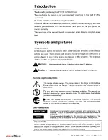 Preview for 2 page of Formax 4605-Cross/Cut Operator'S Manual