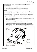 Предварительный просмотр 28 страницы Formax Atlas C102 Operator'S Manual