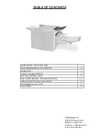 Preview for 3 page of Formax AutoSeal FD 1500 Plus Operator'S Manual