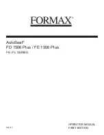 Formax AutoSeal FD 1506 Plus Operator'S Manual preview
