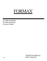 Formax AutoSeal FD 2056 Operator'S Manual preview