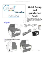 Preview for 1 page of Formax ColorMax LP Quick Setup And Installation Manual