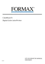 Preview for 1 page of Formax ColorMaxLP2 Manual