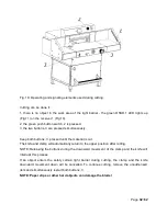 Предварительный просмотр 32 страницы Formax Cut-True 29H Operator'S Manual