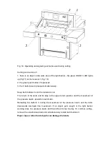 Preview for 21 page of Formax Cut-True 31H Operator'S Manual