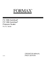 Предварительный просмотр 1 страницы Formax FD 1606 AutoSeal Operator'S Manual