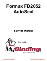 Formax FD 2052 Service Manual предпросмотр