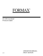 Preview for 1 page of Formax FD 2054 AutoSeal Operator'S Manual