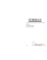 Предварительный просмотр 2 страницы Formax FD 305 Instruction Manual