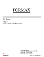 Formax FD 400E2 Operator'S Manual preview