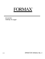 Preview for 1 page of Formax FD 402TA1 Operator'S Manual