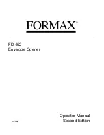 Preview for 1 page of Formax FD 452 Operator'S Manual