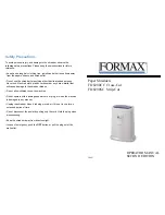 Formax FD 8200CC Operator'S Manual preview