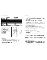 Preview for 2 page of Formax FD 8200CC Operator'S Manual