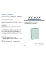 Предварительный просмотр 1 страницы Formax FD 8402CC Operator'S Manual