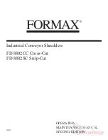 Предварительный просмотр 2 страницы Formax FD 8802 series Instruction Manual