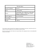 Preview for 3 page of Formax FD 8906CC Cross-Cut Operator'S Manual