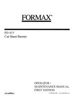 Preview for 1 page of Formax Formax FD 415 Operating And Maintenance Manual