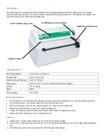 Preview for 3 page of Formax Greenwave 410 Operator'S Manual