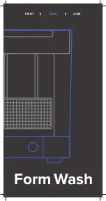 formlabs Form Wash Quick Start Manual preview