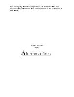 Preview for 37 page of Formosa Fires Prevail Installation & Maintenance Instructions Manual