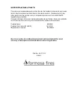 Preview for 11 page of Formosa Fires Rivas User Instructions