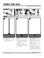 Forms + Surfaces SUMMIT BIKE RACK Installation Instructions preview