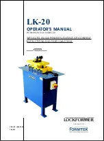 Preview for 1 page of FORMTEK Lockformer LK-20 Operator'S Manual