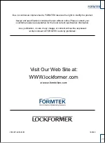 Preview for 23 page of FORMTEK Lockformer LK-20 Operator'S Manual