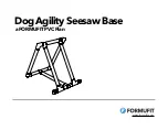 FORMUFIT Dog Agility Seesaw Base a FORMUFIT PVC Plan Manual preview