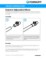 FORMUFIT External Adjustable Elbow Product Instructions preview