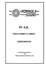 Preview for 1 page of Formula Sound FF-4.2L User Manual