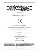 Предварительный просмотр 15 страницы Formula Sound FF2.2 User Manual