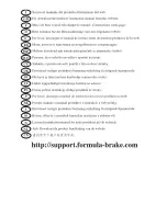 Preview for 2 page of Formula THIRTYFIVE QR15 Operating Manual