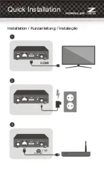 Preview for 1 page of FORMULER Znano Quick Installation