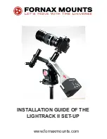 Preview for 1 page of Fornax Mounts LIGHTRACK II Installation Manual