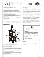 Preview for 3 page of Fornetto PZ-5 Assembly & Operating Manual