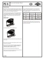 Preview for 6 page of Fornetto PZ-5 Assembly & Operating Manual