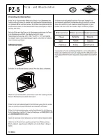 Preview for 12 page of Fornetto PZ-5 Assembly & Operating Manual