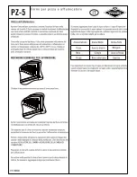 Preview for 30 page of Fornetto PZ-5 Assembly & Operating Manual